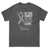 Brain Cancer No One Fights Alone Tee - JohnVsGBMDark HeatherS