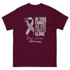 Brain Cancer No One Fights Alone Tee - JohnVsGBMMaroonS