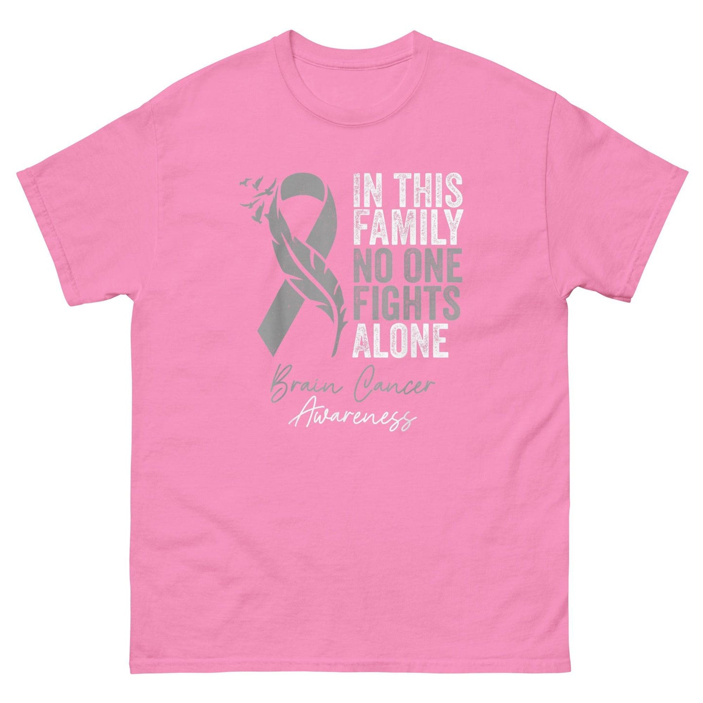 Brain Cancer No One Fights Alone Tee - JohnVsGBMAzaleaS