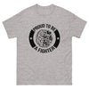 Brain Cancer Proud to Be a Fighter Tee - JohnVsGBMSport GreyS