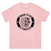 Brain Cancer Proud to Be a Fighter Tee - JohnVsGBMLight PinkS