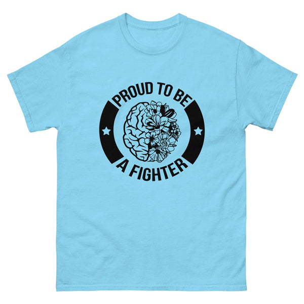 Brain Cancer Proud to Be a Fighter Tee - JohnVsGBMSkyS