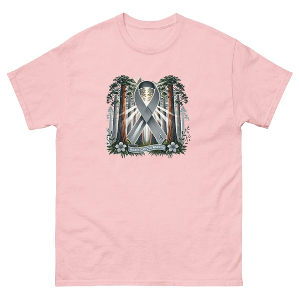 Brain Cancer Redwood Forest Tee - JohnVsGBMLight PinkS