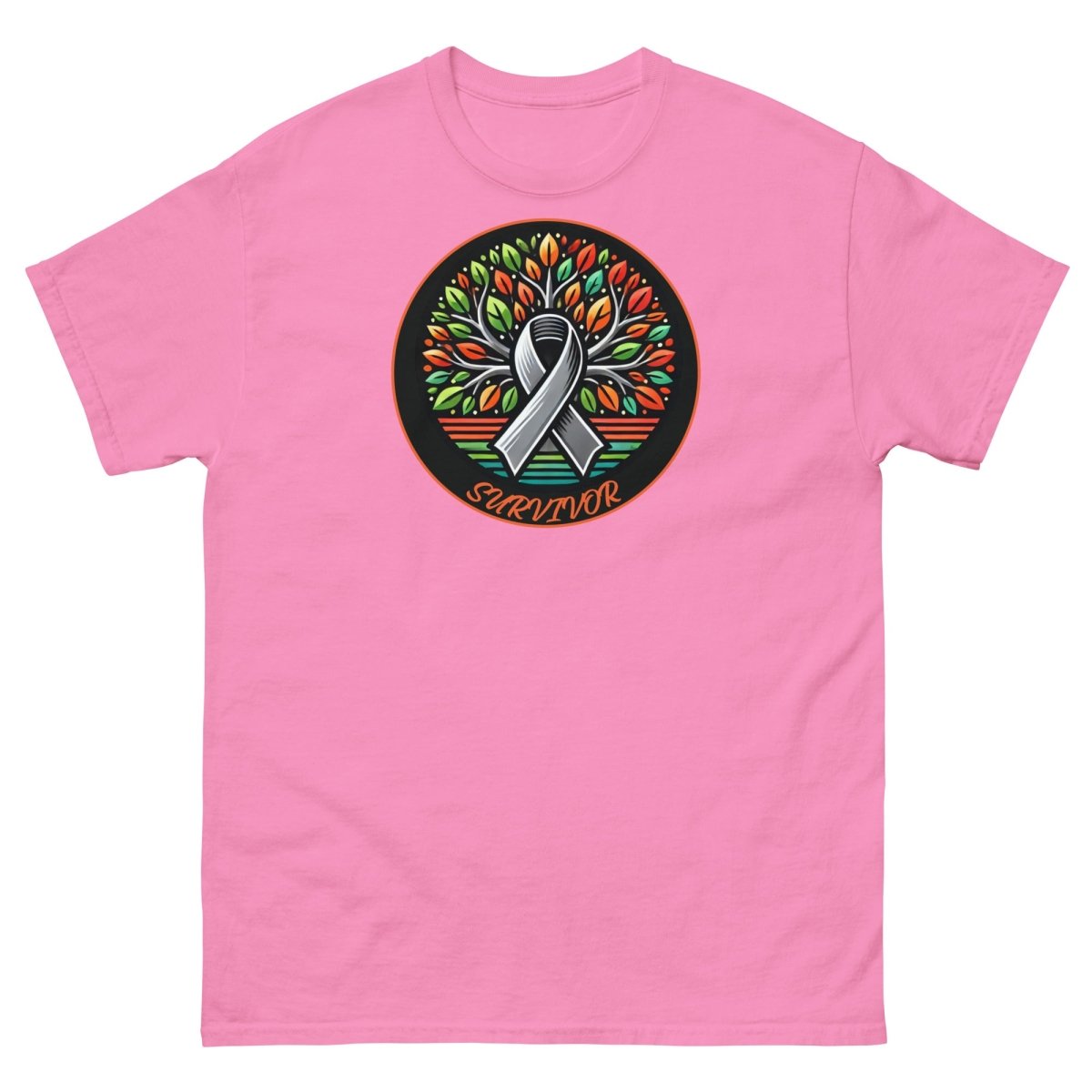 Brain Cancer Retro Tree of Life Tee - JohnVsGBMAzaleaS