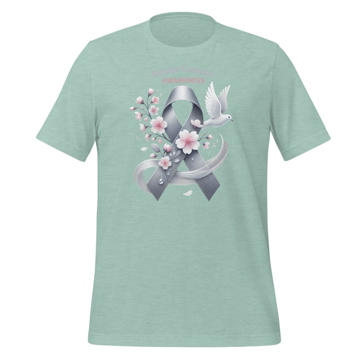 Brain Cancer Spring Tee - JohnVsGBMHeather Prism Dusty BlueS