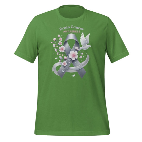 Brain Cancer Spring Tee - JohnVsGBMLeafS