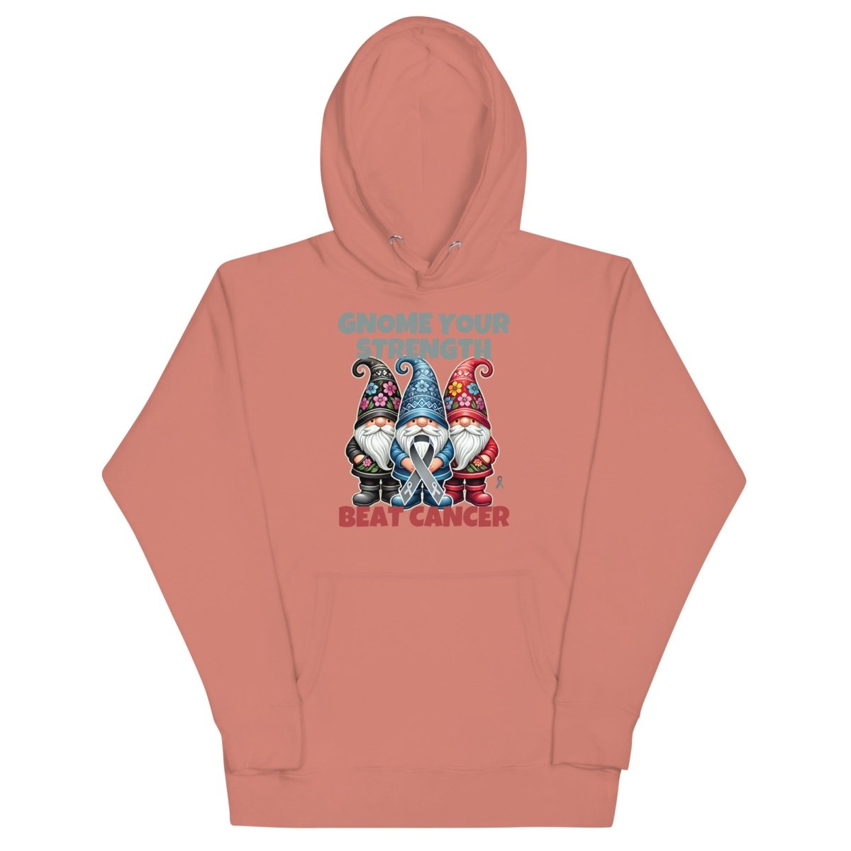 Brain Cancer Strength Hoodie - JohnVsGBMDusty RoseS