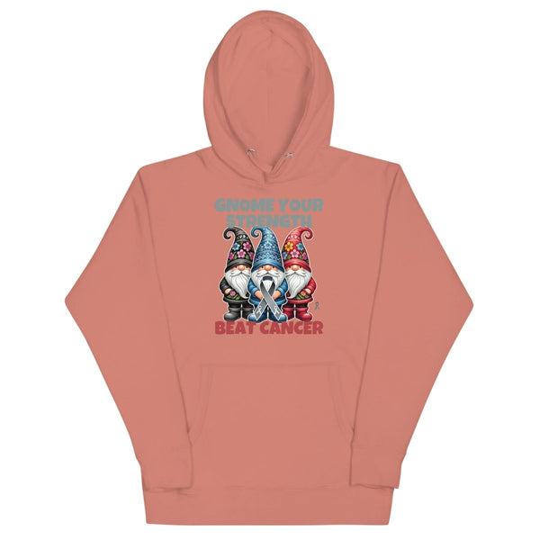 Brain Cancer Strength Hoodie - JohnVsGBMDusty RoseS