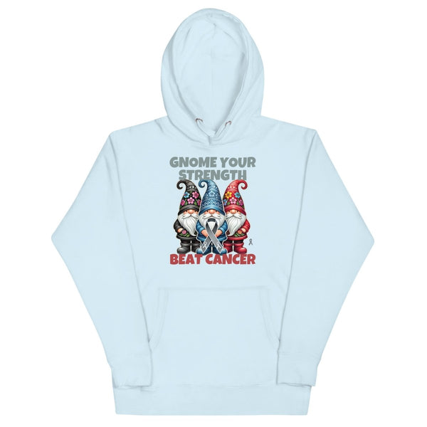 Brain Cancer Strength Hoodie - JohnVsGBMSky BlueS