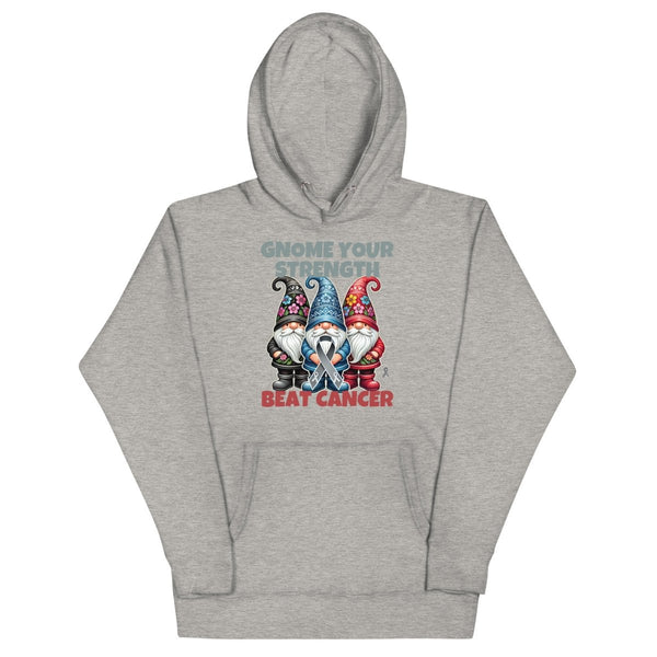 Brain Cancer Strength Hoodie - JohnVsGBMCarbon GreyS