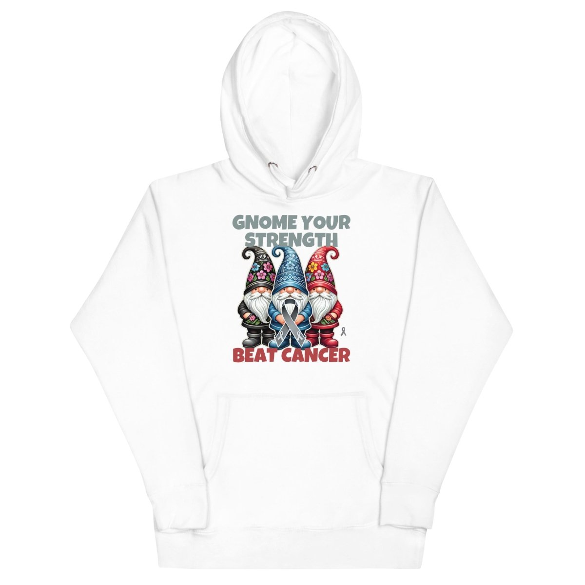 Brain Cancer Strength Hoodie - JohnVsGBMWhiteS