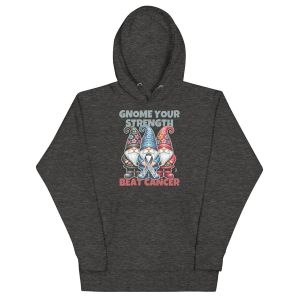 Brain Cancer Strength Hoodie - JohnVsGBMCharcoal HeatherS