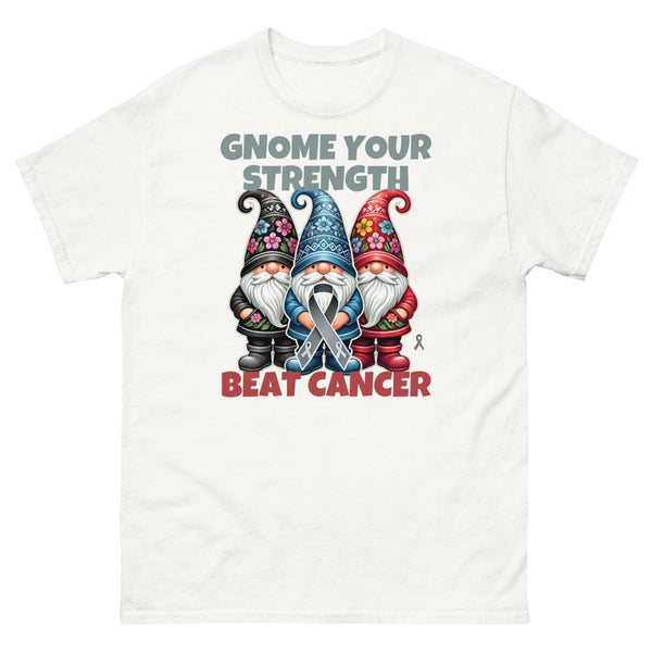 Brain Cancer Strength Tee - JohnVsGBMWhiteS