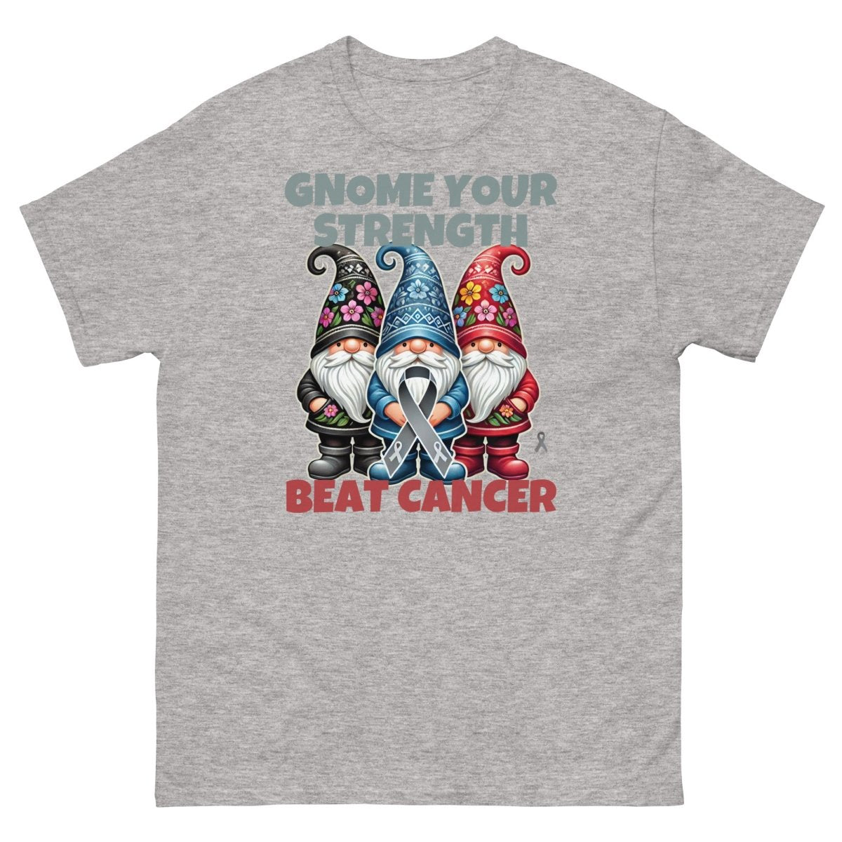 Brain Cancer Strength Tee - JohnVsGBMSport GreyS