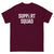 Brain Cancer Support Squad Ribbon Tee - JohnVsGBMMaroonS