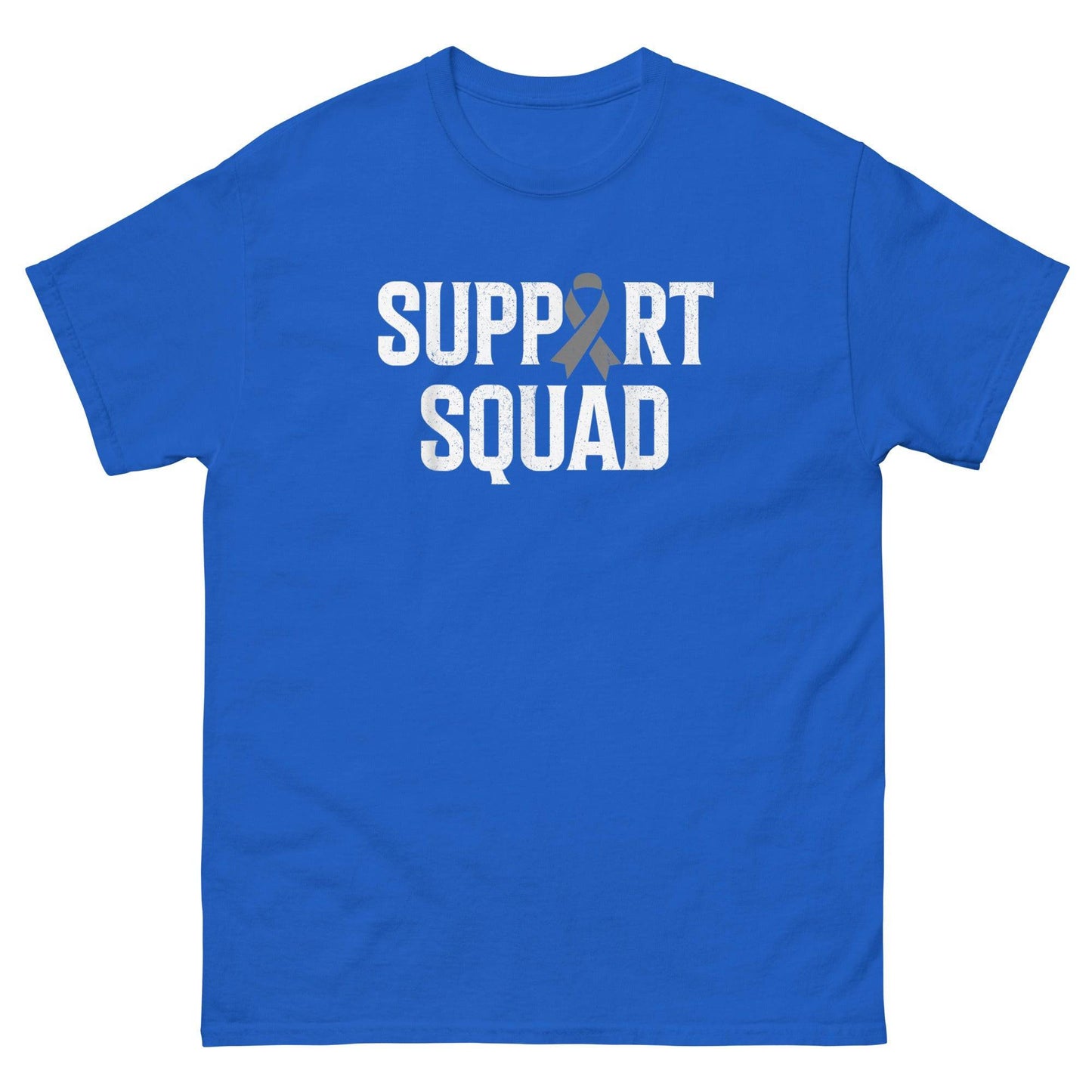 Brain Cancer Support Squad Ribbon Tee - JohnVsGBMRoyalS