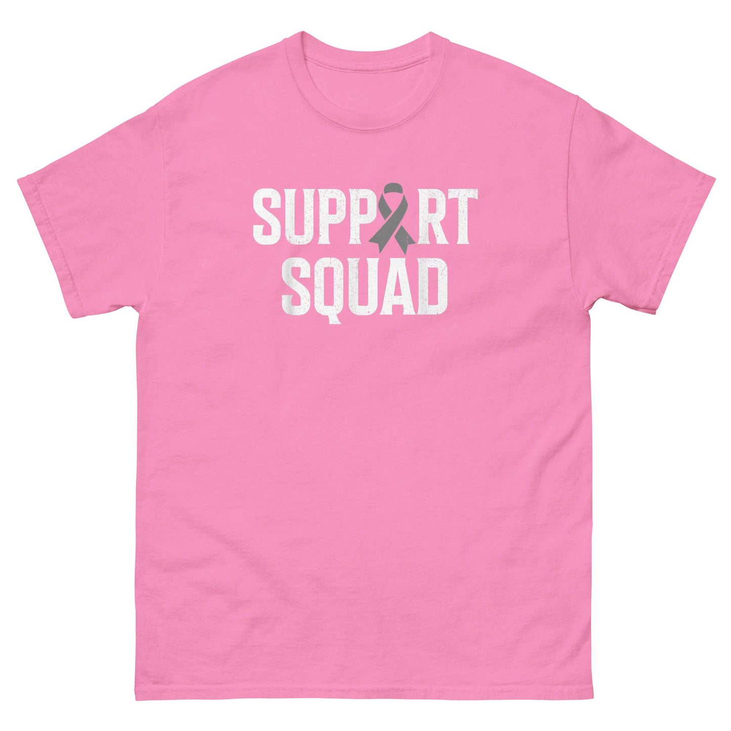 Brain Cancer Support Squad Ribbon Tee - JohnVsGBMAzaleaS