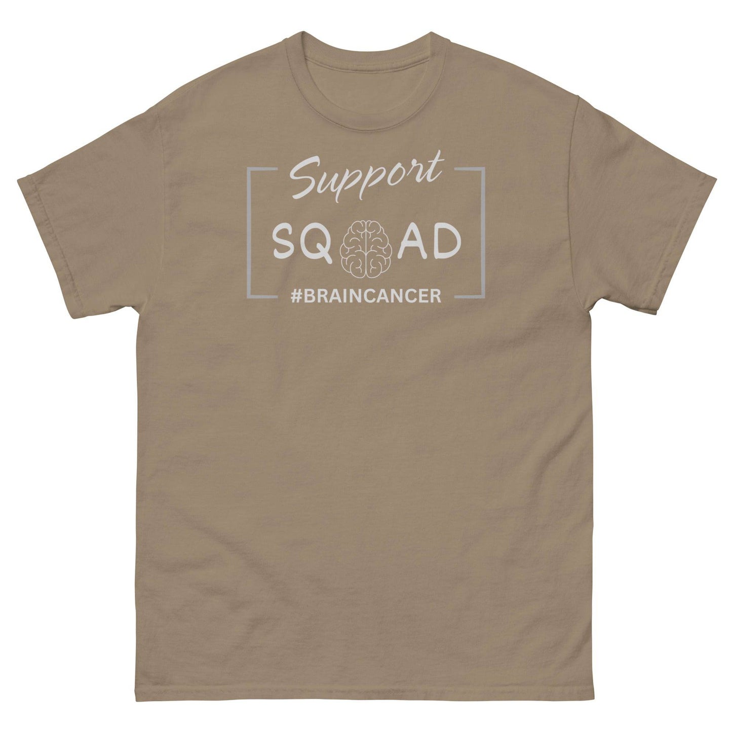 Brain Cancer Support Squad Tee - JohnVsGBMBrown SavanaS