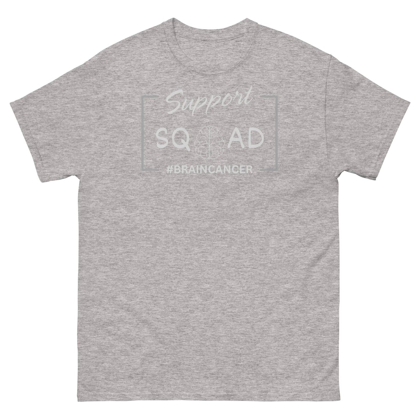 Brain Cancer Support Squad Tee - JohnVsGBMSport GreyS