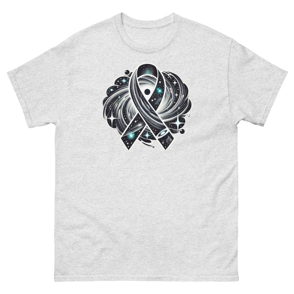 Brain Cancer Swirl Galaxy Tee - JohnVsGBMAshS