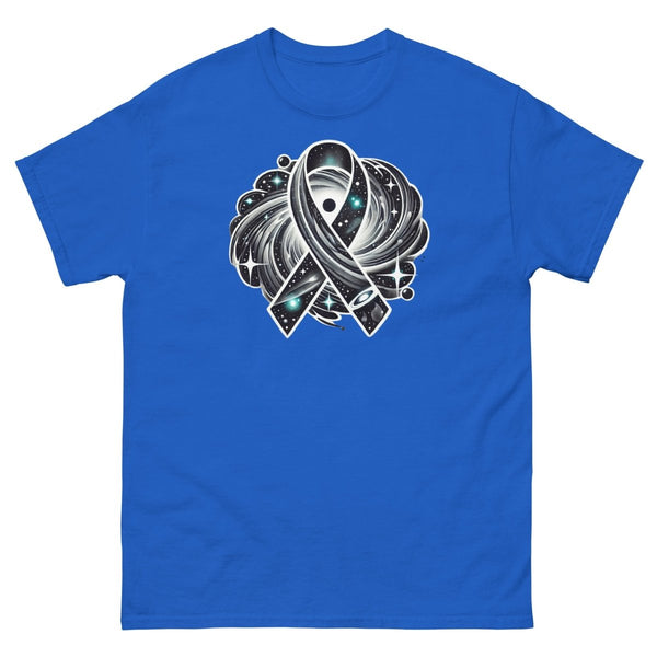 Brain Cancer Swirl Galaxy Tee - JohnVsGBMRoyalS