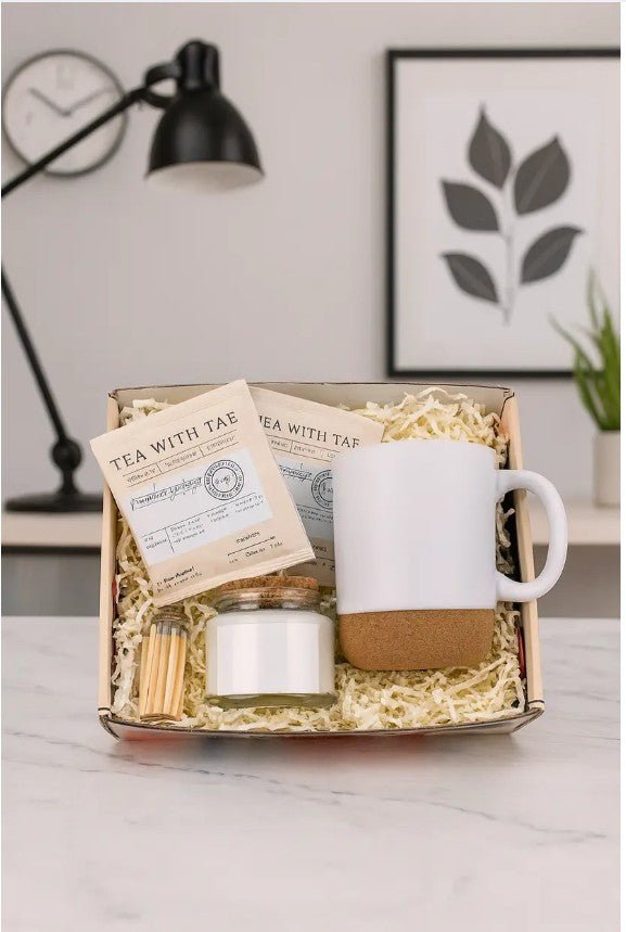 Brain Cancer Tea Time Set - JohnVsGBMBlack