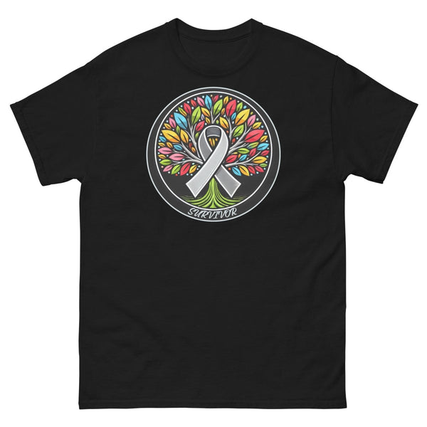 Brain Cancer Tree of Life Tee - JohnVsGBMBlackS