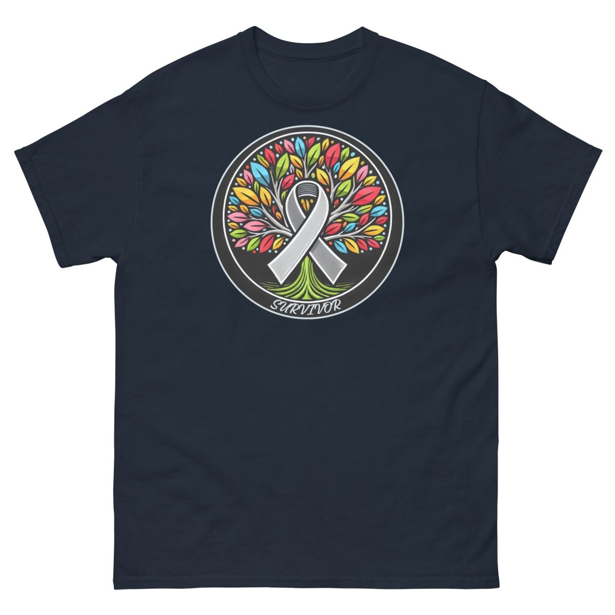 Brain Cancer Tree of Life Tee - JohnVsGBMNavyS