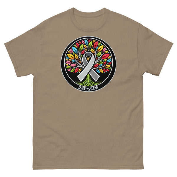 Brain Cancer Tree of Life Tee - JohnVsGBMBrown SavanaS