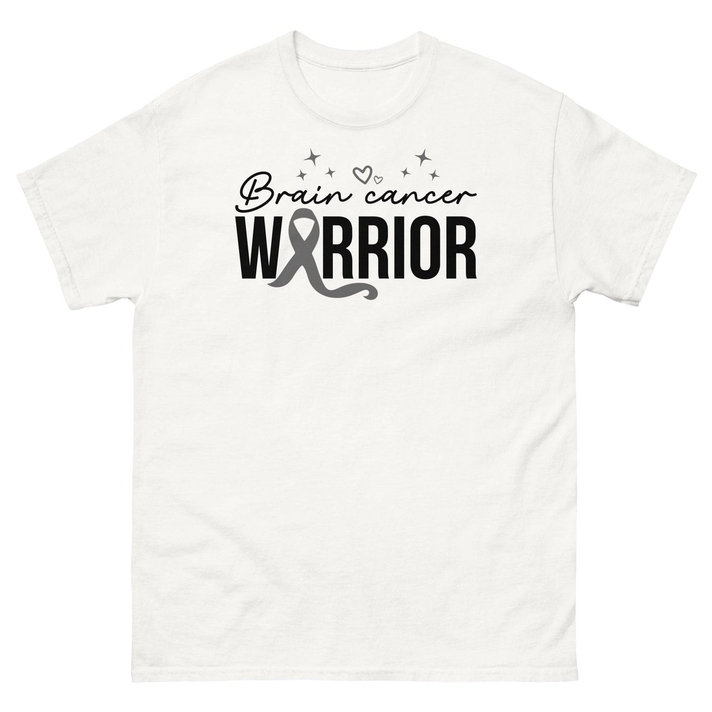 Brain Cancer Warrior Tee - JohnVsGBMWhiteS