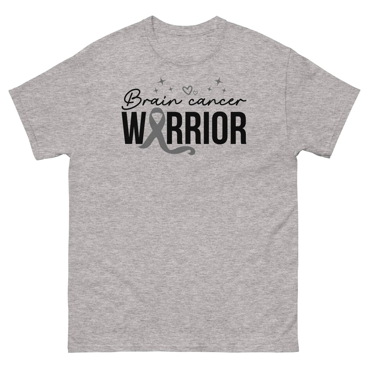 Brain Cancer Warrior Tee - JohnVsGBMSport GreyS