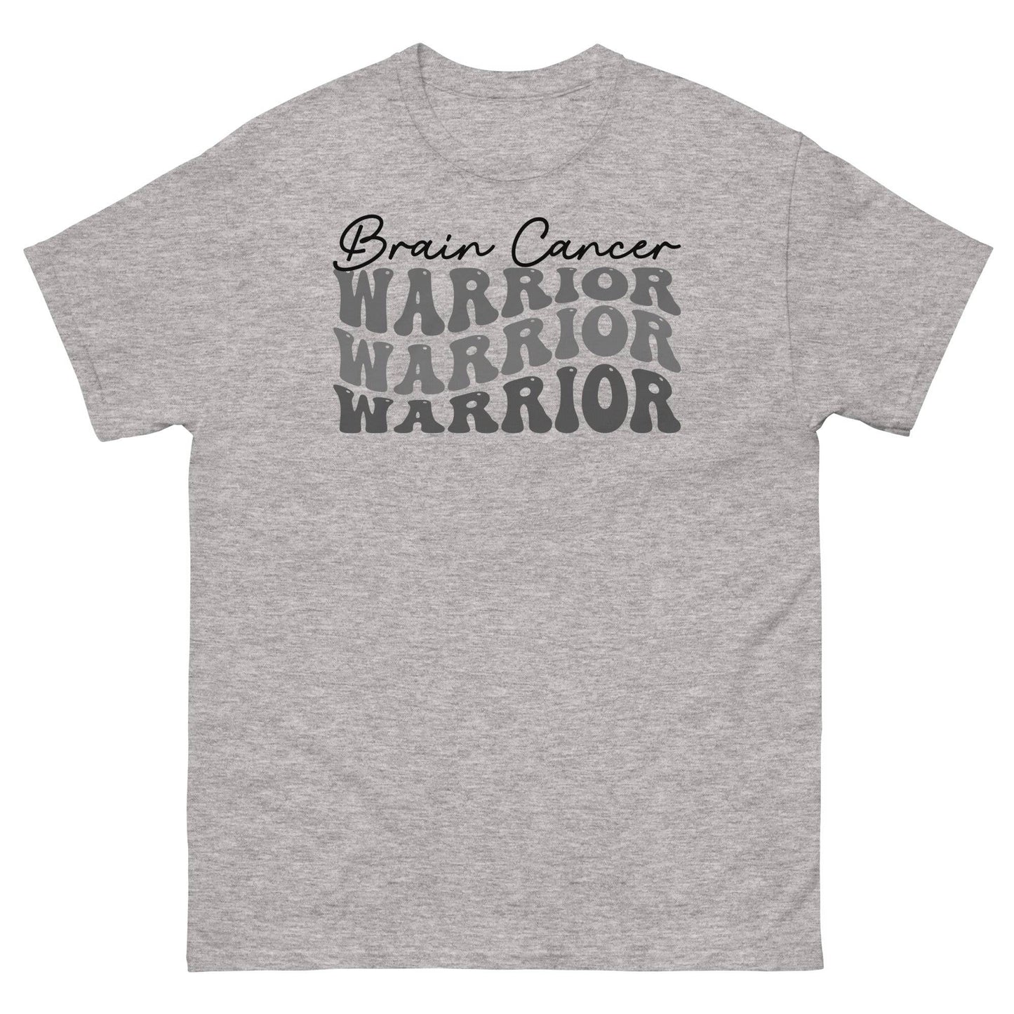 Brain Cancer Warrior Tee - JohnVsGBMSport GreyS