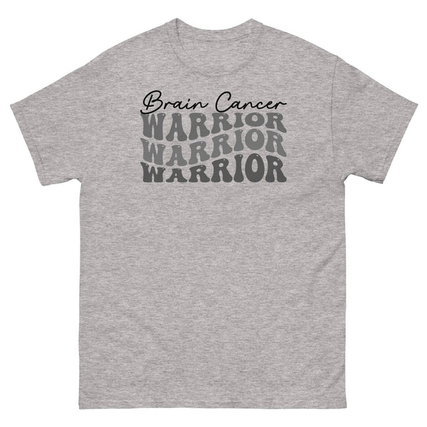 Brain Cancer Warrior Tee - JohnVsGBMSport GreyS