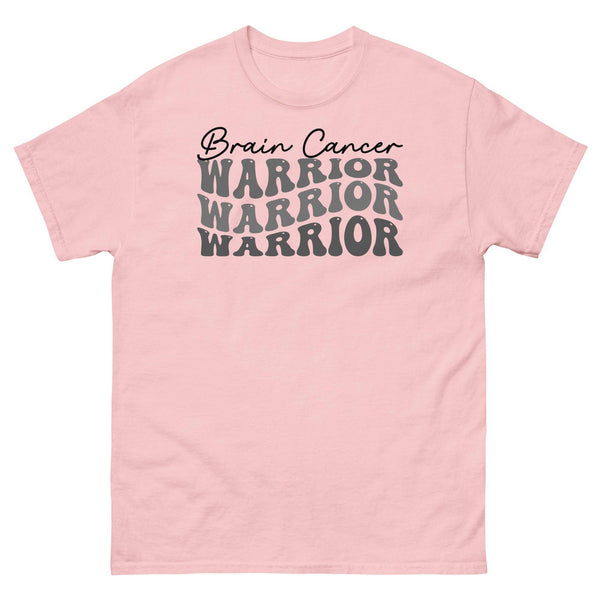 Brain Cancer Warrior Tee - JohnVsGBMLight PinkS