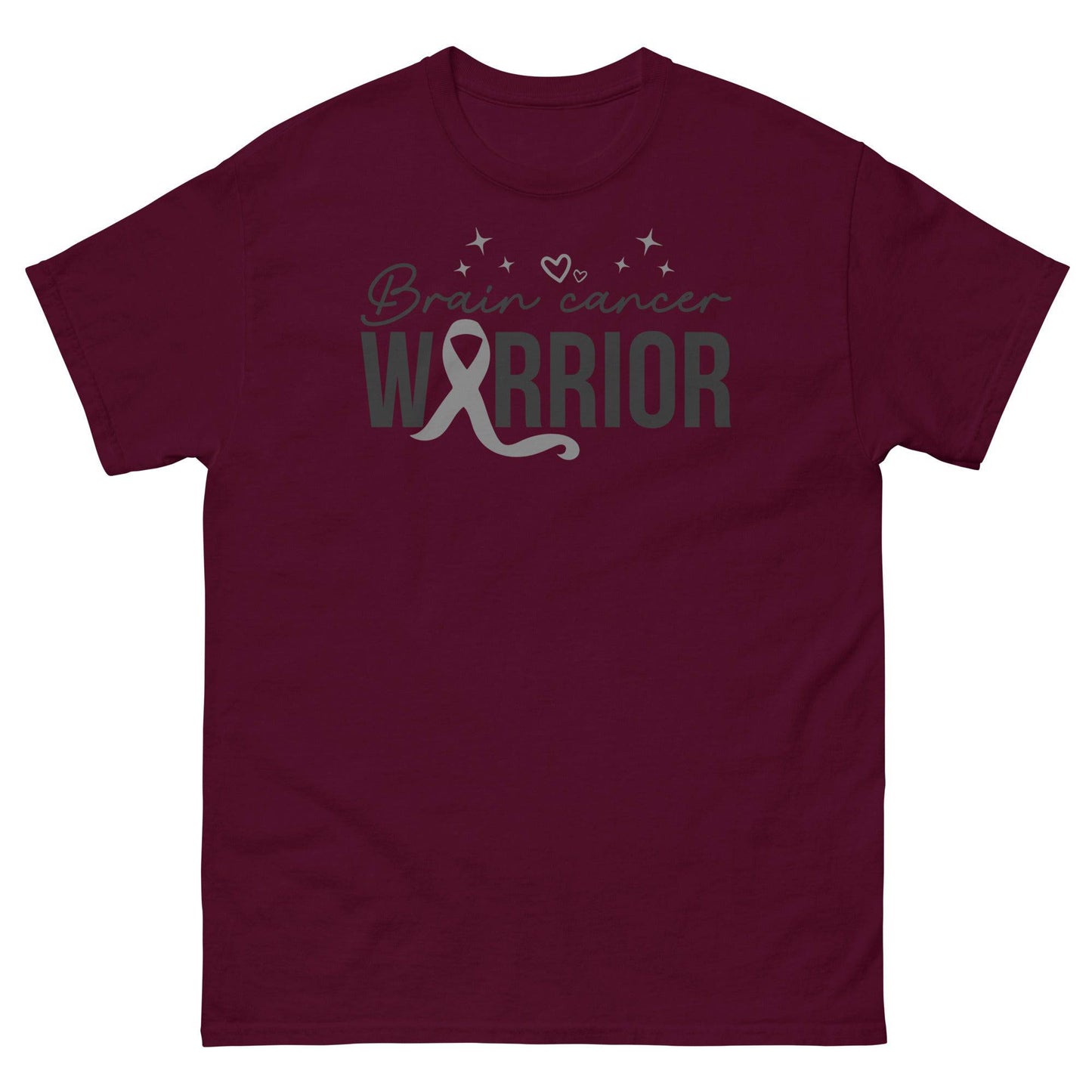 Brain Cancer Warrior Tee - JohnVsGBMMaroonS