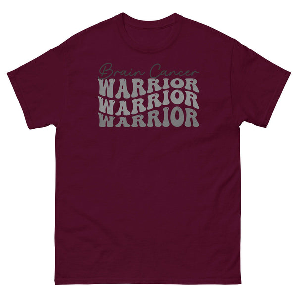 Brain Cancer Warrior Tee - JohnVsGBMMaroonS