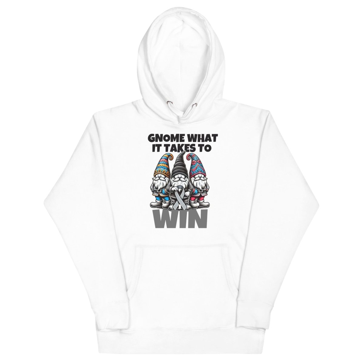 Brain Cancer Win Hoodie - JohnVsGBMWhiteS