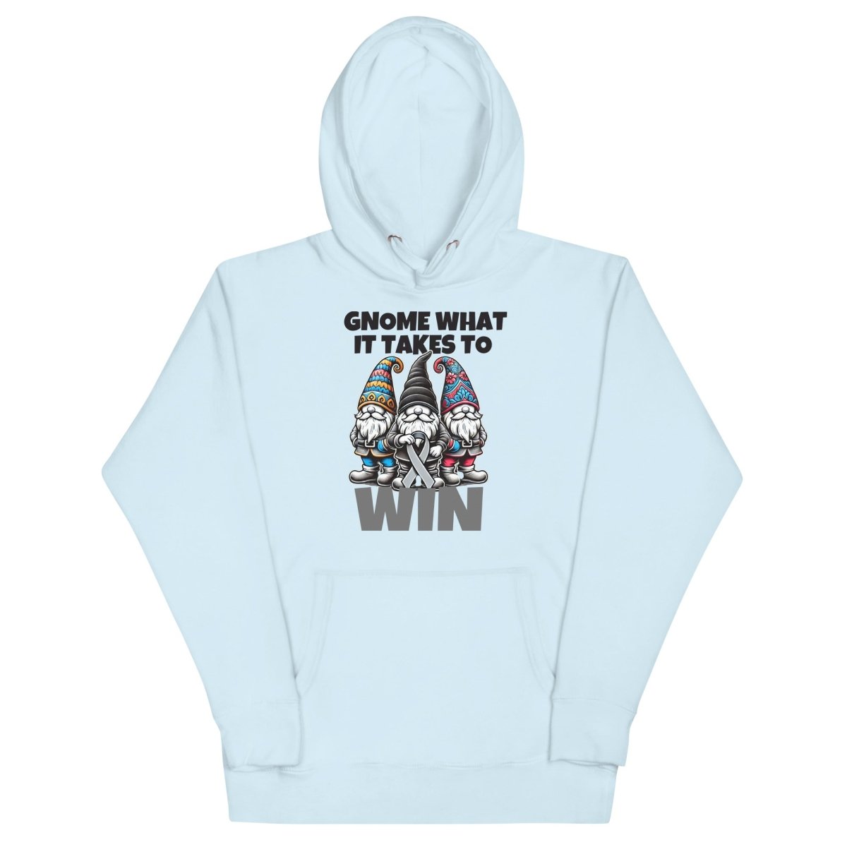 Brain Cancer Win Hoodie - JohnVsGBMSky BlueS