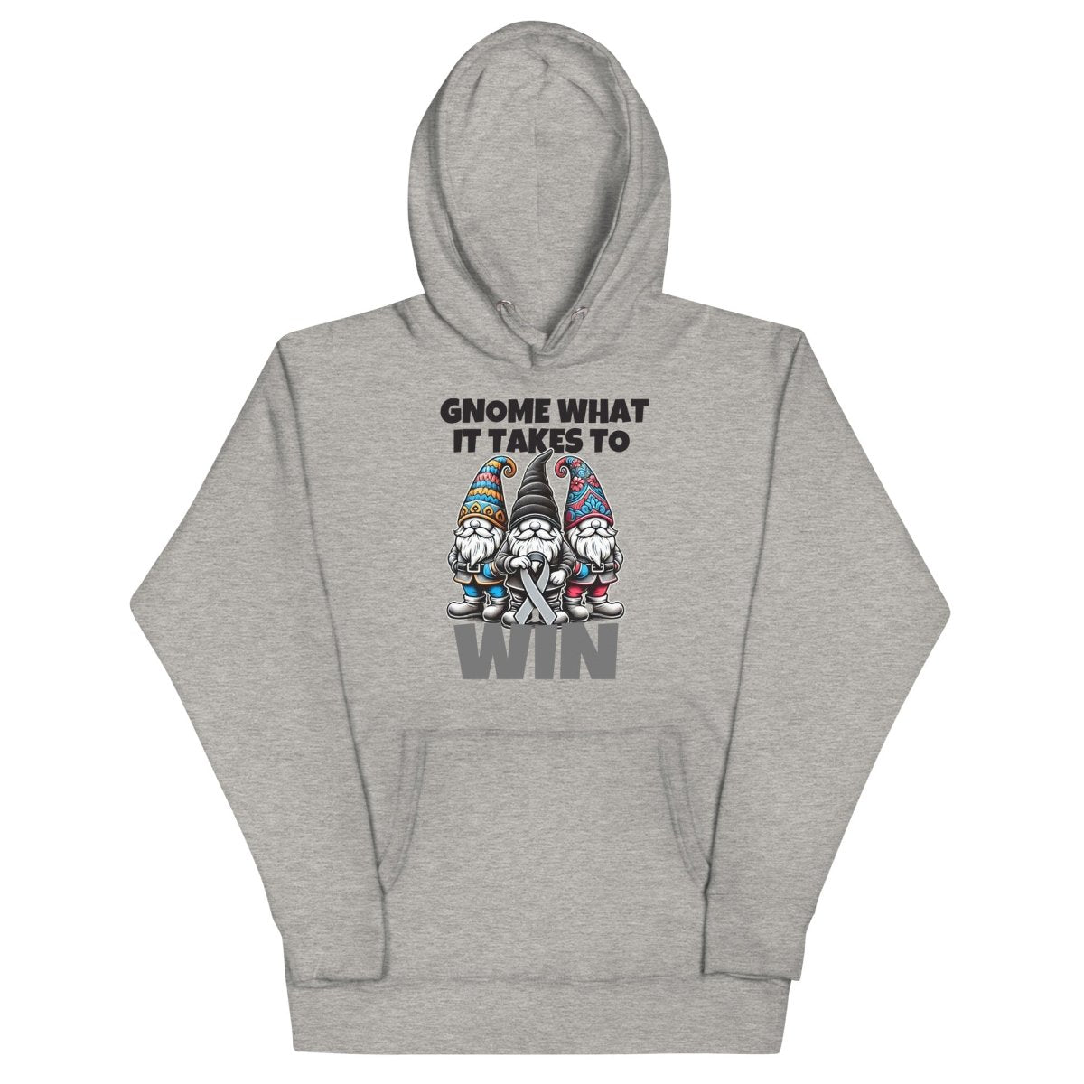 Brain Cancer Win Hoodie - JohnVsGBMCarbon GreyS