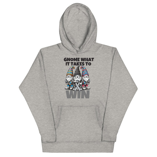 Brain Cancer Win Hoodie - JohnVsGBMCarbon GreyS