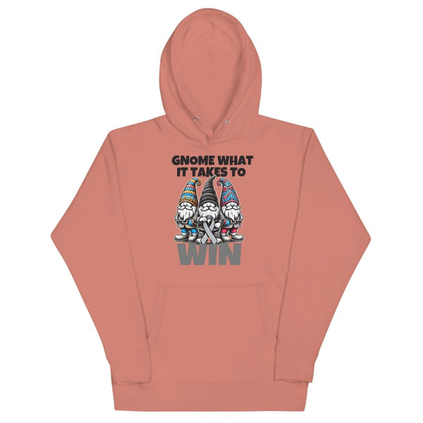 Brain Cancer Win Hoodie - JohnVsGBMDusty RoseS