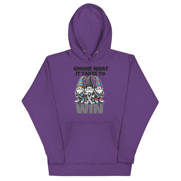 Brain Cancer Win Hoodie - JohnVsGBMPurpleS