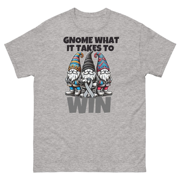 Brain Cancer Win Tee - JohnVsGBMSport GreyS