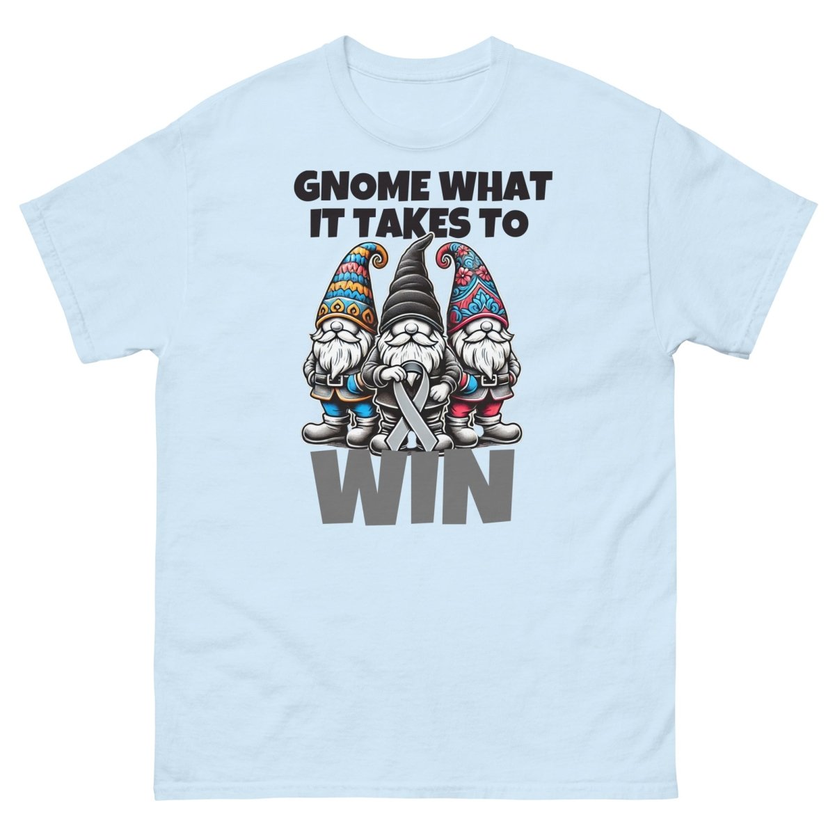 Brain Cancer Win Tee - JohnVsGBMLight BlueS