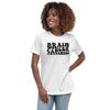 Brain Cancer Women's Awareness Tee - JohnVsGBMWhiteS