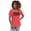 Brain Cancer Women's Awareness Tee - JohnVsGBMHeather RedS