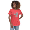 Brain Cancer Women's Butterfly Tee - JohnVsGBMHeather RedS