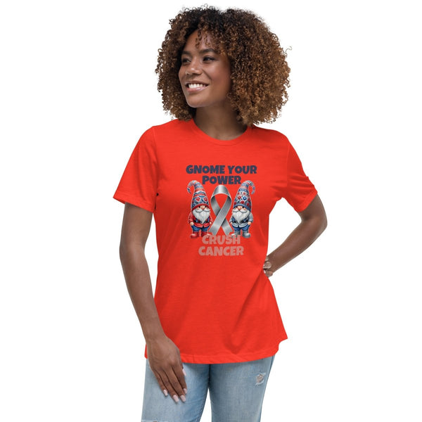 Brain Cancer Women's Crush Gnome Tee - JohnVsGBMPoppyS