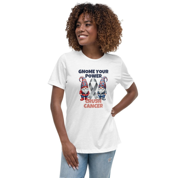 Brain Cancer Women's Crush Gnome Tee - JohnVsGBMWhiteS