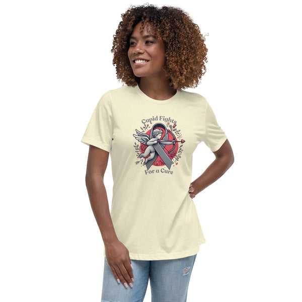 Brain Cancer Women's Cupid Tee - JohnVsGBMCitronS